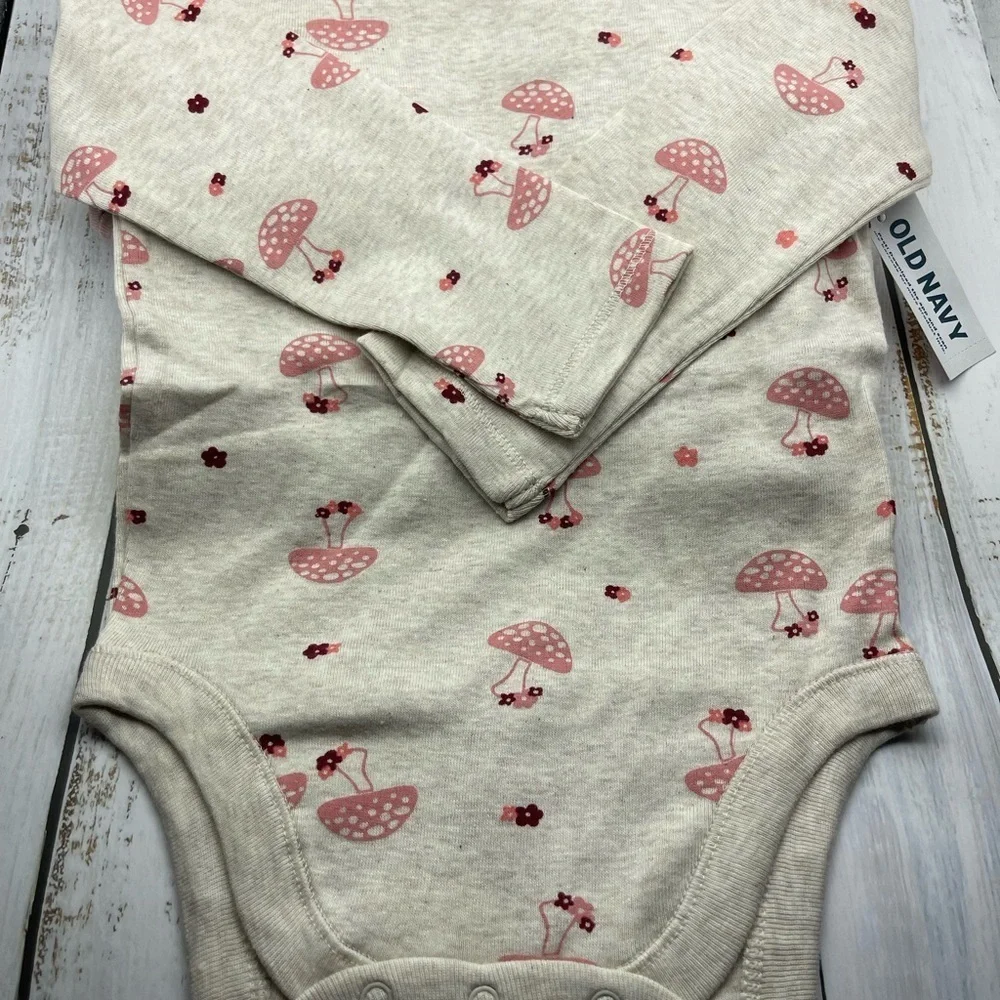 Old Navy Unisex 5-Pack Long-Sleeve Bodysuit for Baby, Multi, 18-24 Mos., NWT - Picture 4 of 7